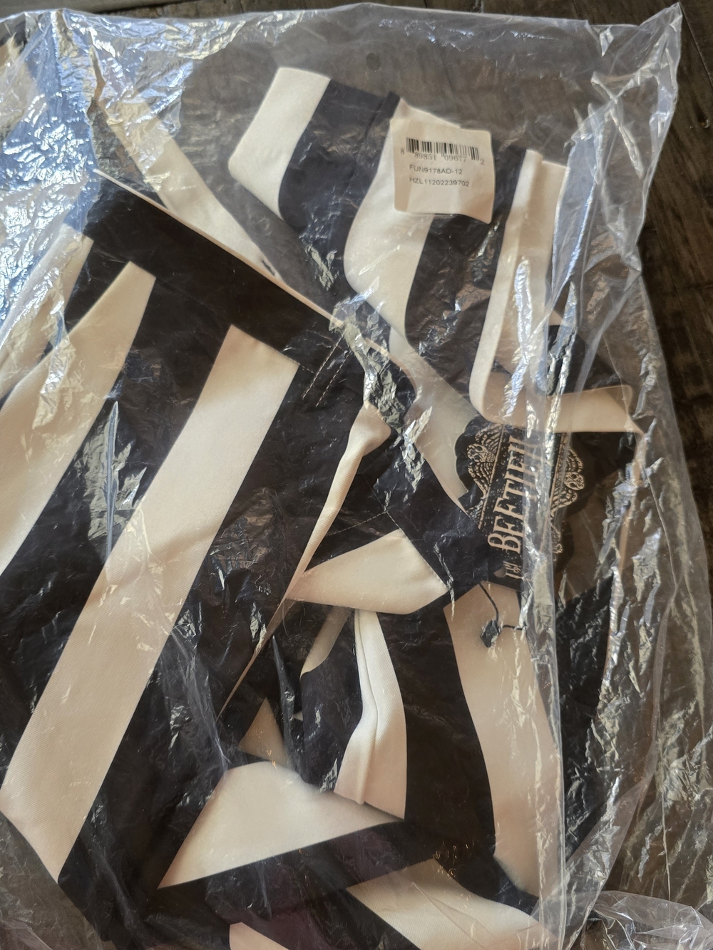 Edwin Black and White Striped Men’s Jersey